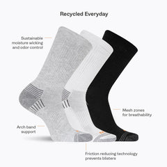 Recycled Low Cut Tab Sock 3 Pack - Socks | Merrell