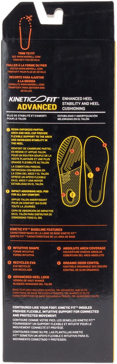 Women - Kinetic Fit™ Advanced Footbed - Insoles - Merrell For Sale