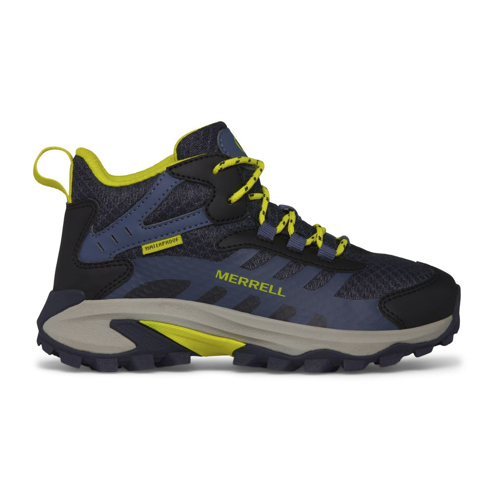 Kid - Moab Speed 2 Mid Waterproof - Athletics BK | Merrell