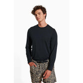 Men Everyday Long Sleeve Tee With Tencel™ Black | Merrell Tops