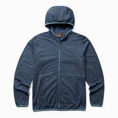 Men Geotex Full Zip Hoodie Captains Blue Heather | Merrell Tops