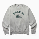 Men Moab 07 Crew Neck Fleece Grey Heather | Merrell Tops