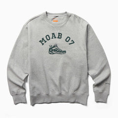 Men Moab 07 Crew Neck Fleece Grey Heather | Merrell Tops