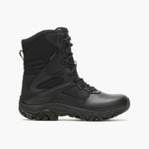 Men Moab 3 8" Tactical Response Zip Waterproof Boot Wide Width Black | Merrell Boots