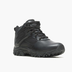 Men Moab 3 Mid Tactical Response Waterproof Boot Black | Merrell Boots