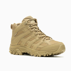 Men Moab 3 Mid Tactical Waterproof Wide Width Dark Coyote | Merrell Boots