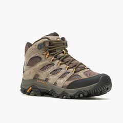 Men Moab 3 Mid Wide Width Walnut | Merrell Boots