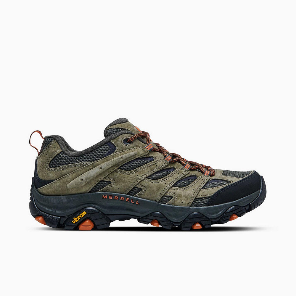 Men Moab 3 Wide Width Olive | Merrell Wide Widths