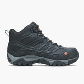 Men Moab Velocity Mid Waterproof Carbon Fiber Black | Merrell Boots