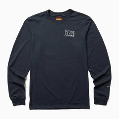 Men Mountain Layer Long Sleeve Tee Navy | Merrell Tops
