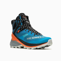 Men Mtl Thermo Rogue 4 Mid Gore-Tex® Tahoe/tangerine | Merrell Winter Boots