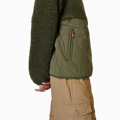 Men Sherpa Mixup Jacket Dusty Olive | Merrell Tops