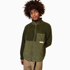 Men Sherpa Mixup Jacket Dusty Olive | Merrell Tops