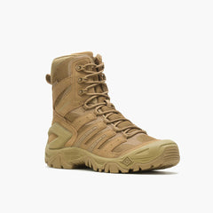 Men Strongfield Tactical 8" Waterproof Boot Dark Coyote | Merrell Boots