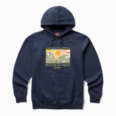 Men Sun Burst Fleece Hoody Navy Heather | Merrell Tops