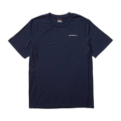 Men Tencel™ Short Sleeve Tee Navy | Merrell Tops