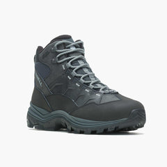 Men Thermo Chill Mid Waterproof Wide Width Black | Merrell Boots