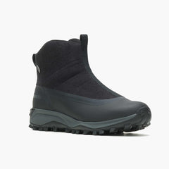 Men Thermo Snowdrift Zip Mid Shell Black | Merrell Boots