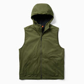 Men Whisper Hooded Vest Dusty Olive | Merrell Outerwear