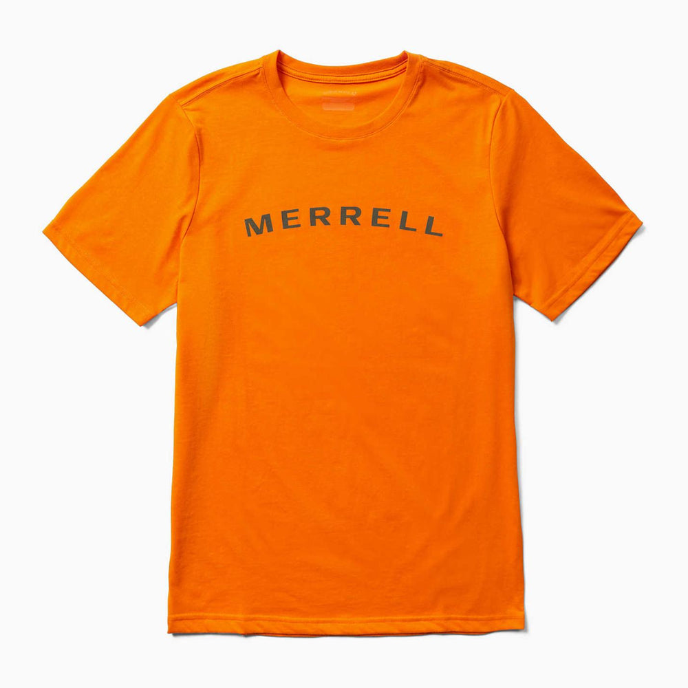 Men Wordmark Short Sleeve Tee Exuberance | Merrell Tops