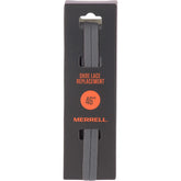 Men/Women Flat Shoe Laces Charcoal | Merrell Shoe Care