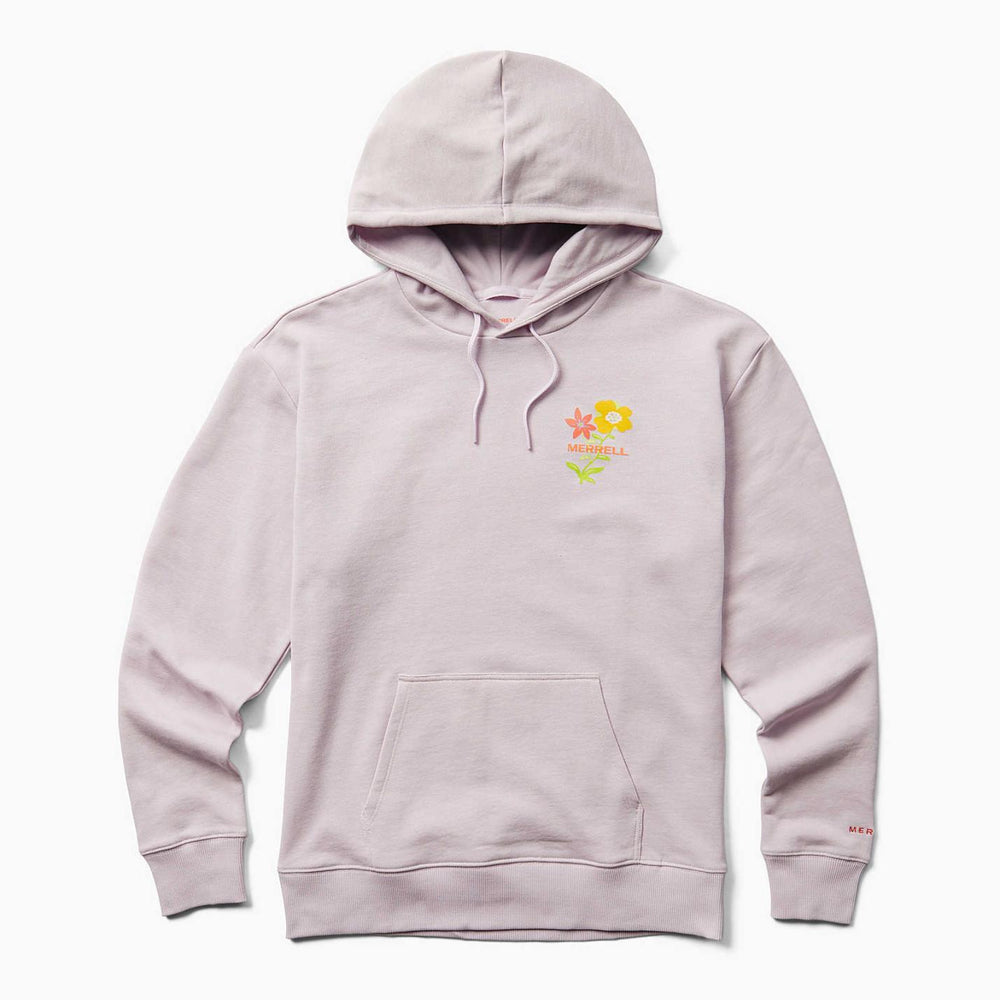 Women Floral Fleece Hoody Orchid Hush | Merrell Tops