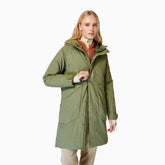 Women Kaidou Medium Weight Insulated Parka Lichen | Merrell Outerwear