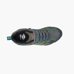 Women Moab Vertex Mid Waterproof Comp Toe Work Boot Pewter | Merrell Boots