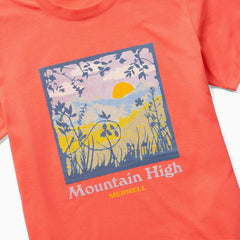 Women Mountain High Square Tee Cayenne | Merrell Tops