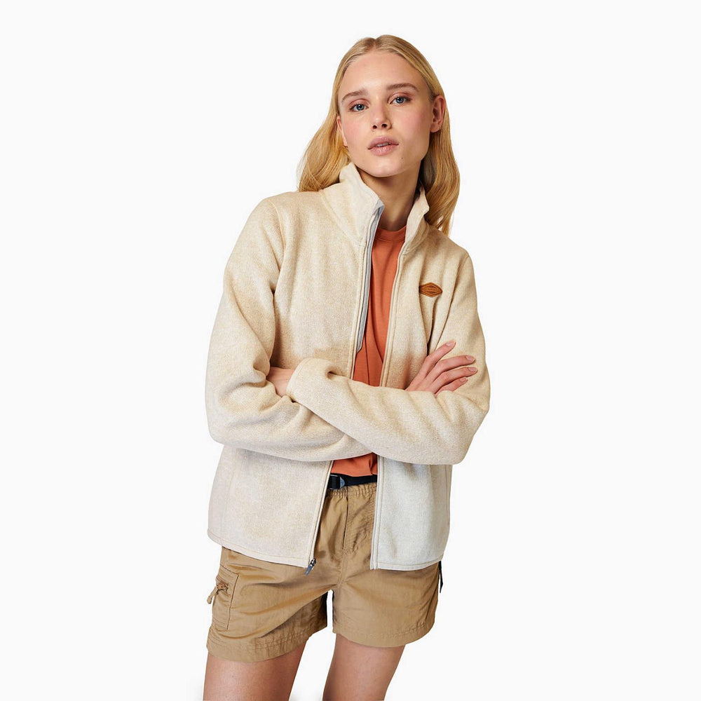 Women Sweater Weather Full Zip Moonbeam | Merrell Tops