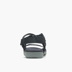 Women Terran 3 Cush Lattice Wide Width Black | Merrell Sandals