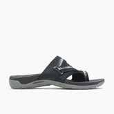 Women Terran 3 Cush Post Wide Width Black | Merrell Sandals