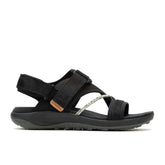 Women Terran 4 Backstrap Wide Width Black | Merrell Sandals