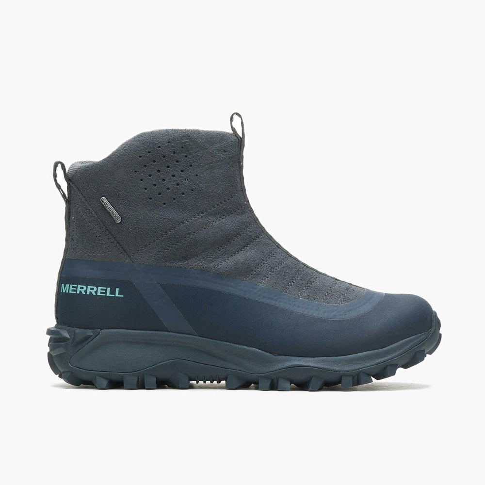 Women Thermo Snowdrift Zip Mid Shell Granite | Merrell Boots