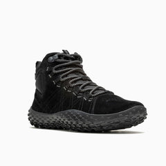 Women Wrapt Mid Waterproof Black/black | Merrell Barefoot