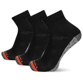 Women/Men Lightweight Work Quarter Sock 3 Pack Black | Merrell Socks