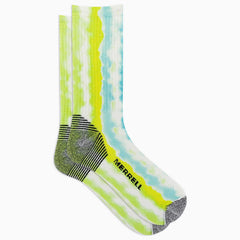 Women/Men Moab 360 Print Painted Stripes Crew Sock Blue Multi | Merrell Socks