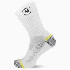 Women/Men Moab Hiking Crew Sock White/assorted | Merrell Socks