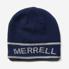 Women/Men Reversible Beanie Navy | Merrell Hats