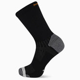 Women/Men Trail Runner Light Crew Sock Black | Merrell Socks