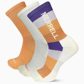 Women/Men Wool Everyday Crew Sock 3 Pack Cream Assorted | Merrell Socks