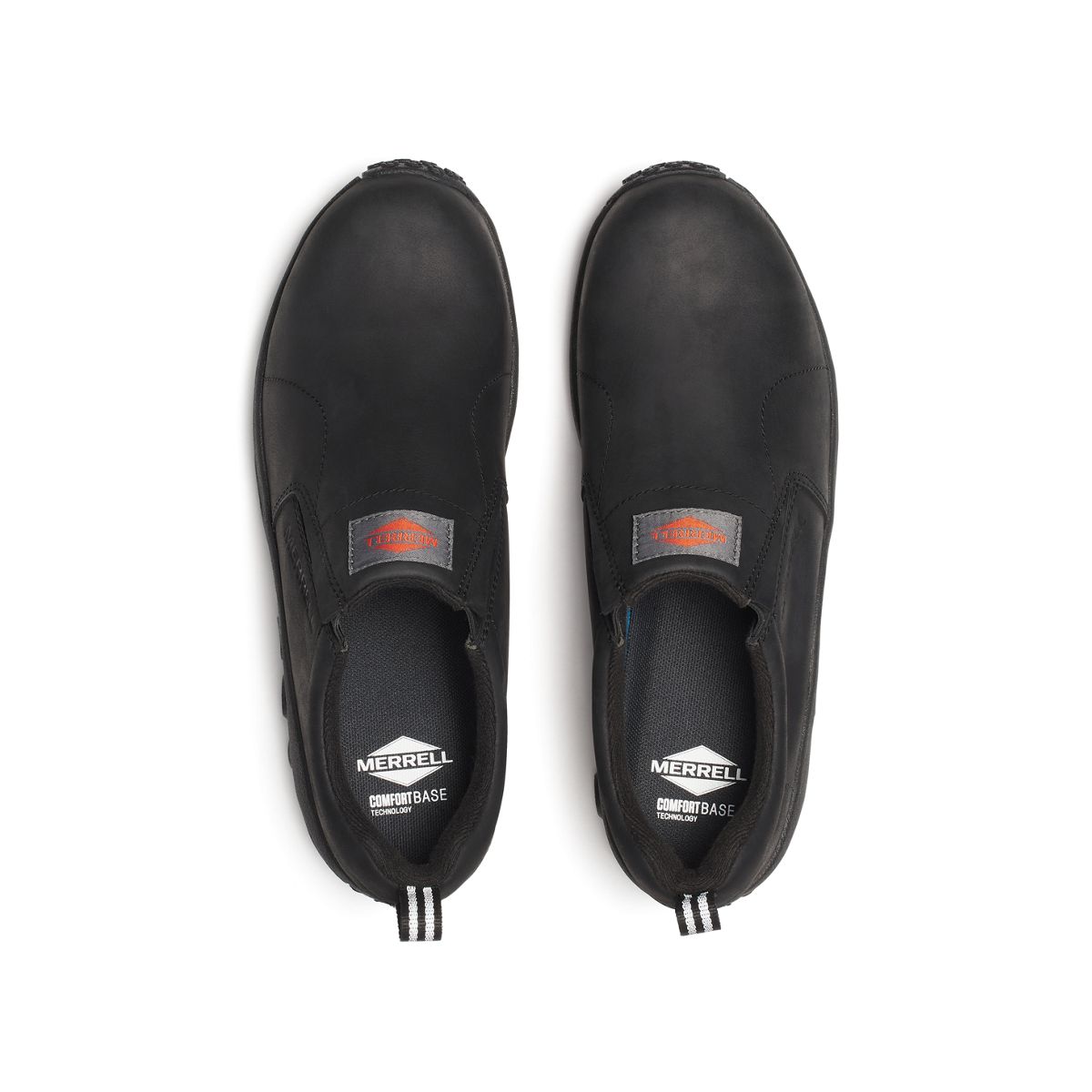 Men - Jungle Moc Leather Hi-Vis Carbon Fiber Low Wide Width - Slip Ons | Merrell