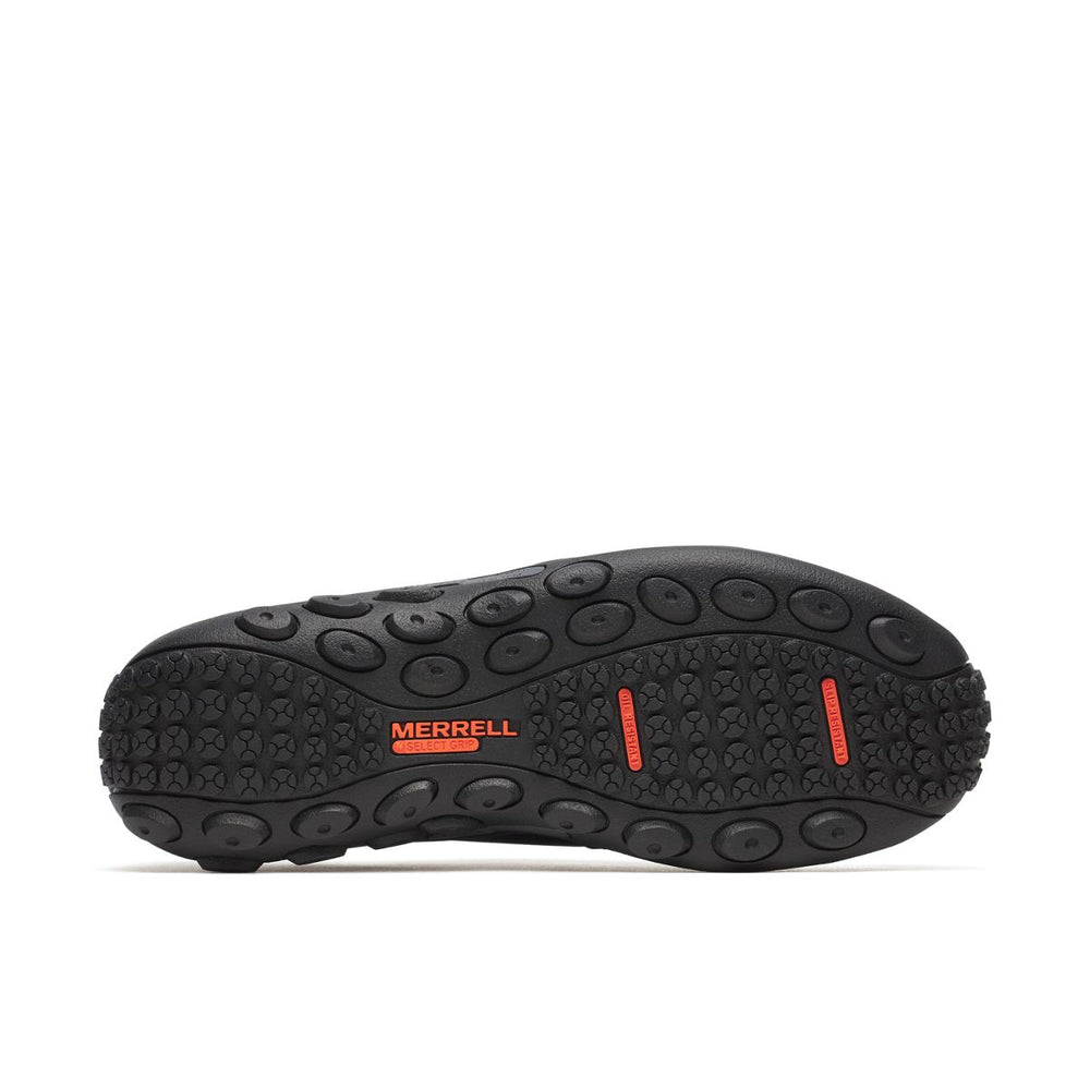 Men - Jungle Moc Leather Hi-Vis Carbon Fiber Low Wide Width - Slip Ons | Merrell