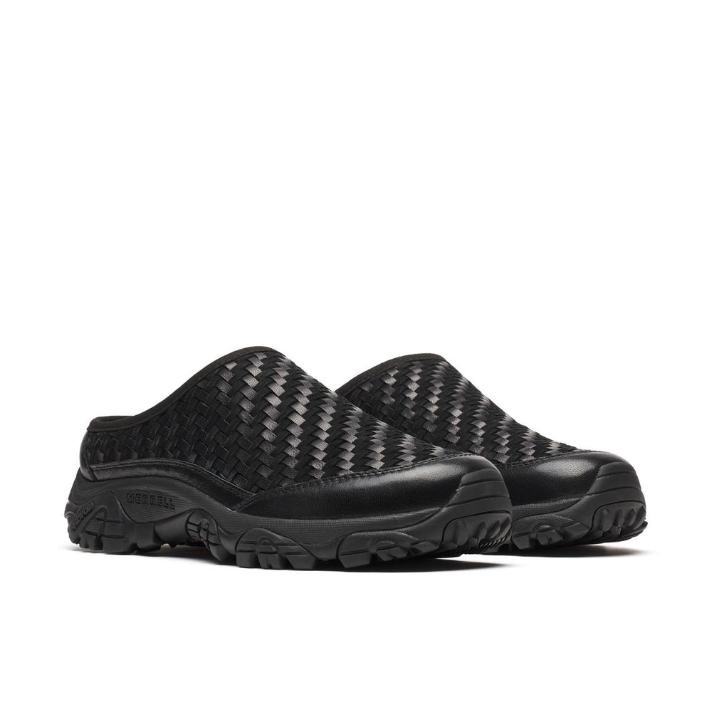 Unisex Moab 2 Slide Leather Woven 1TRL Casual Slip Ons | Merrell