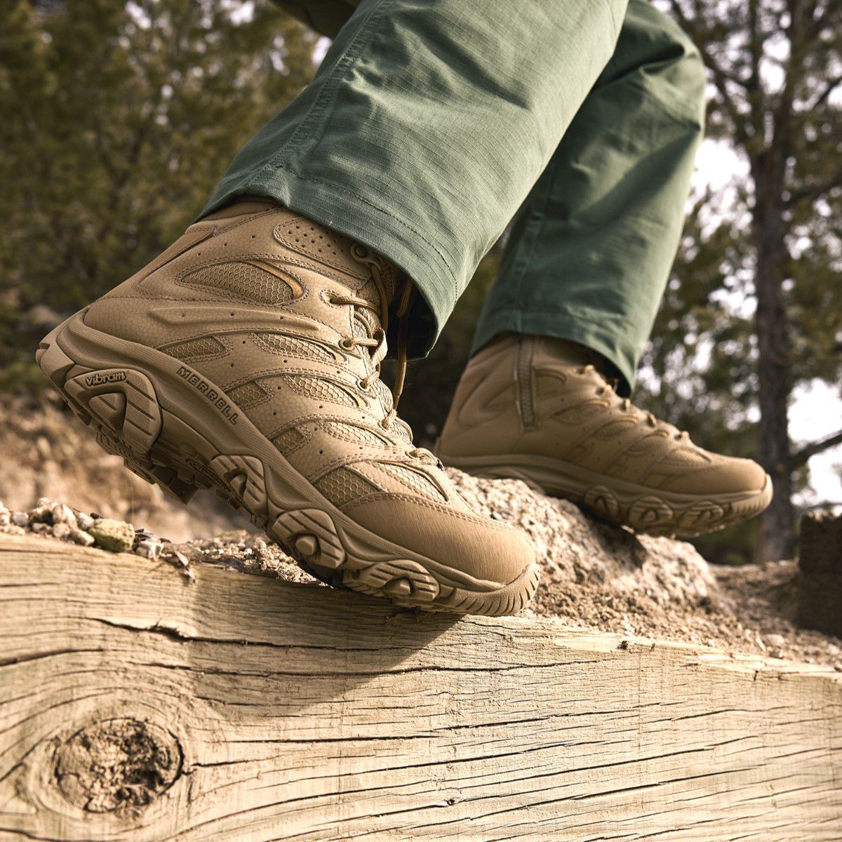 Mens Moab 3 8" Tactical Zip Waterproof Boot - Merrell