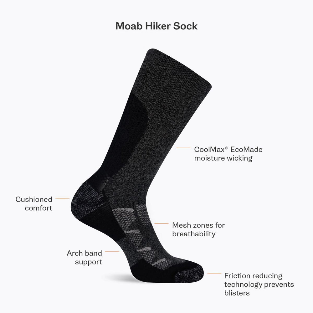 Moab Hiker Crew  Sock - Socks | Merrell