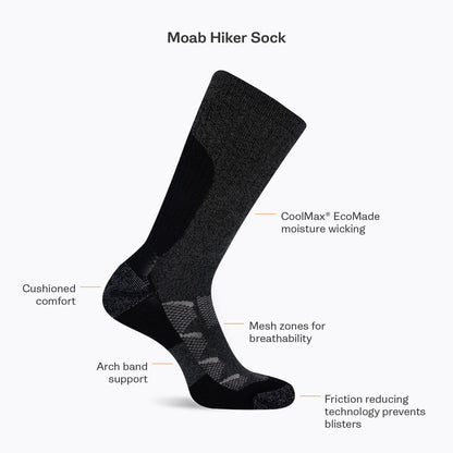 Moab Hiker Low Cut Sock - Socks - Merrell
