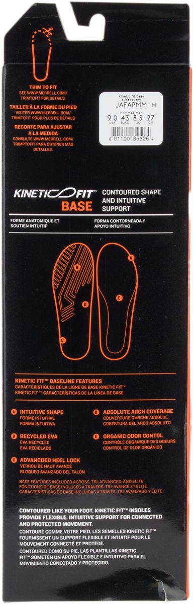 Men - Kinetic Fit™ Base AL Footbed - Insoles | Merrell