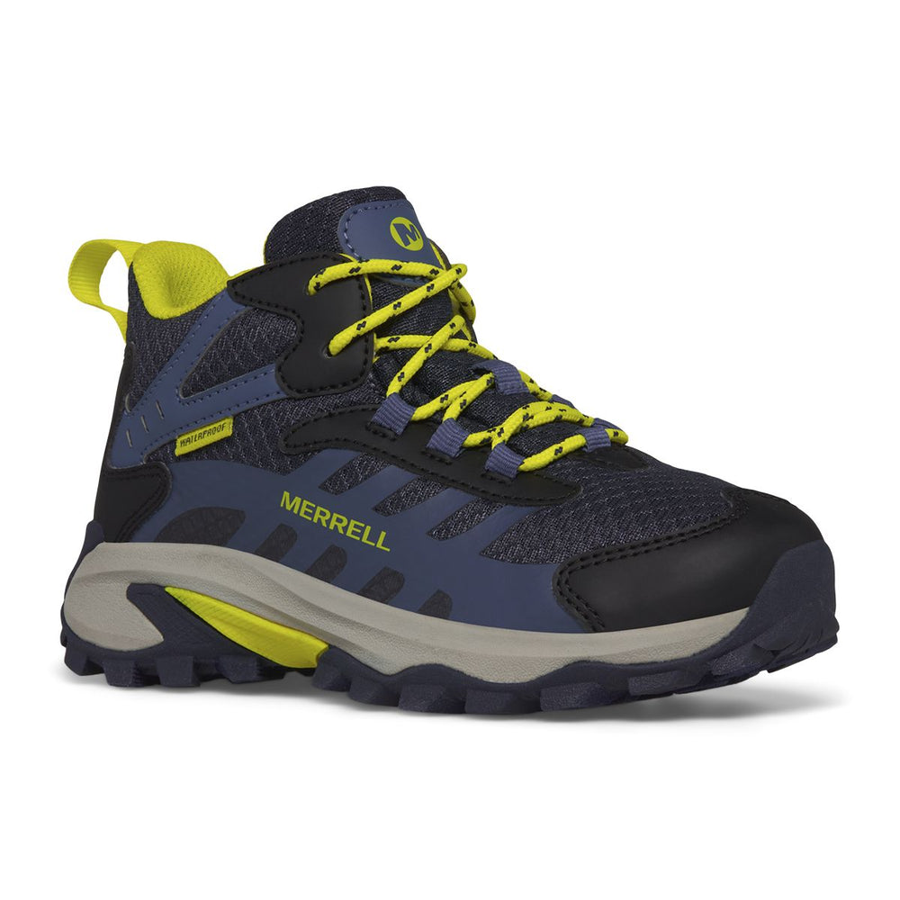 Kid - Moab Speed 2 Mid Waterproof - Athletics BK | Merrell