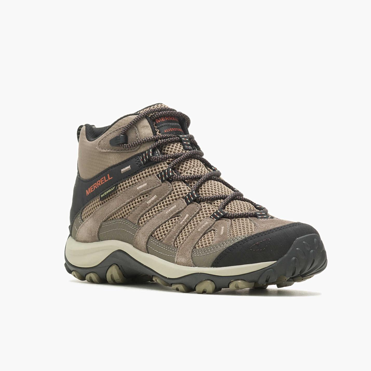Men Alverstone 2 Mid Waterproof Wide Width Boulder/brindle | Merrell Wide Widths